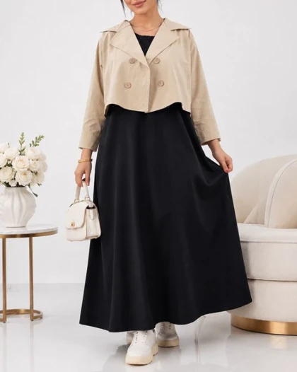 کت سارافون یقه انگلیسی 7549