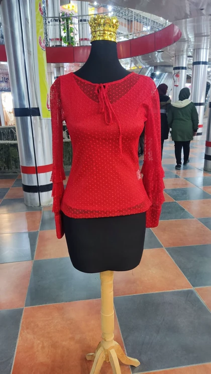 بلوز توری زنانه مجلسی