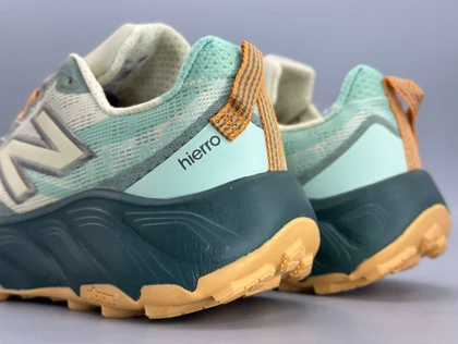 کتانی نیوبالانس فرش فوم ایکس هیروو کرم سبز نارنجی/New Balance hierro