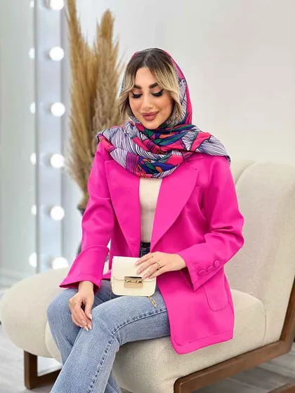 مانتو مازراتی یقه انگلیسی تک جیب