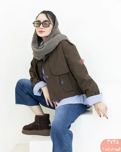 ترنچ کت کوتاه دوژیله 3745