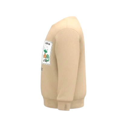 ست سویشرت آستین بلند و شلوار راحتی پسرانه مدل مارمولک PJ1389