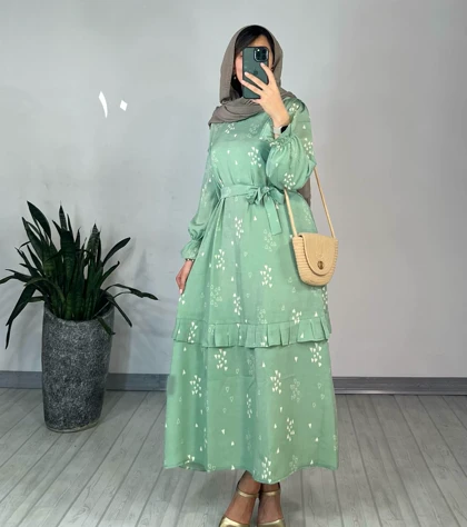 پیراهن مانتویی شکوفه 3