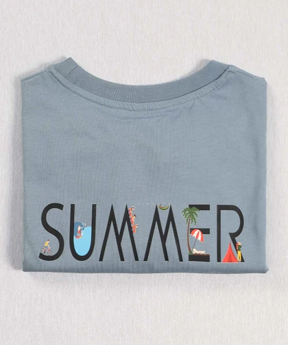 تیشرت لش طرحدار Summer کد 1712