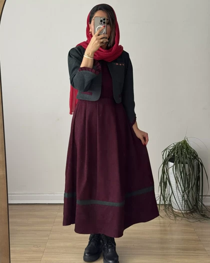 ست مزونی کت سارافون( ویژه یلدا)