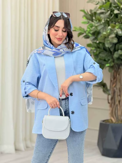 مانتو دو دکمه ژیکان