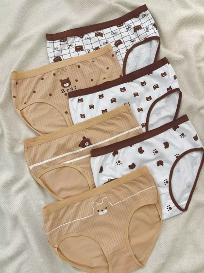 شورت نخی عروسکی طرح تدی کد 5317