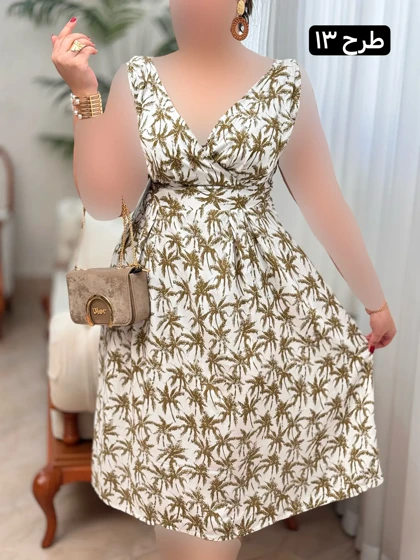 پیراهن نخی بلکا 3281