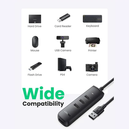 هاب تایپ سی 4 پورت یوگرین CM416 10915