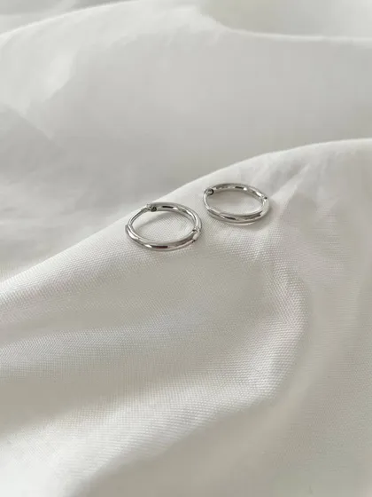 گوشواره حلقه‌ای ساده