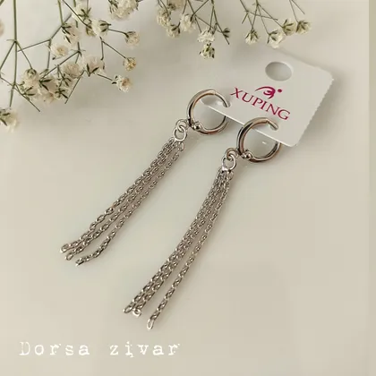 گوشواره زنجیری ژوپینگ
