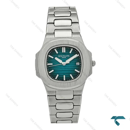 ساعت پتک فیلیپ زنانه ناتیلوس صفحه سبز کله غازی Patek-7247-L