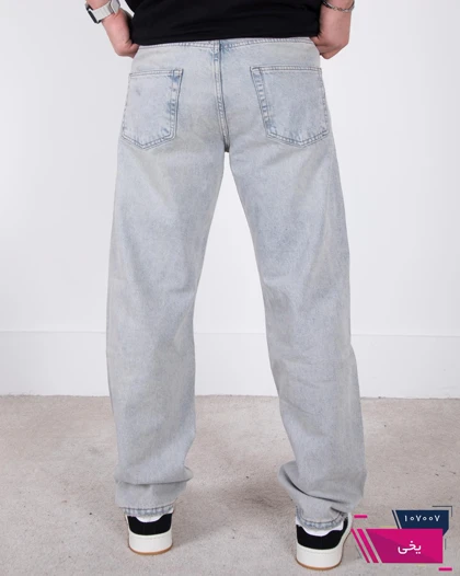 شلوار جین مردونه بگ زاپ‌دار BERSHKA/6066