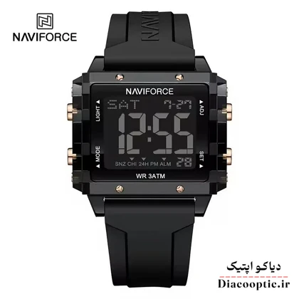 ساعت مچی زنانه دیجیتالی برند نیوی فورس مدل DO-NAVIFORCE 7101