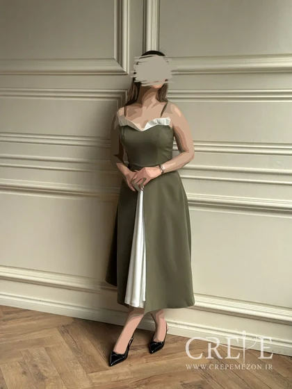 پیراهن دکلته چاک‌دار