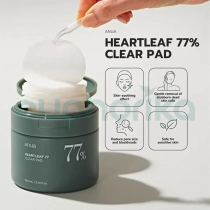 پد پاک کننده آنوا, مدل Heartleaf 77 حجم 160ml