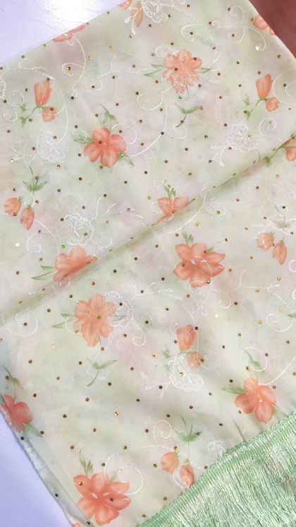 شال زنانه طرحدار مجلسی