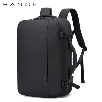 کوله پشتی مسافرتی لپ تاپ ضد آب بنج مدل Bange BG-1909-8 مناسب برای لپ تاپ 17 اینچی به همراه پمپ وکیوم