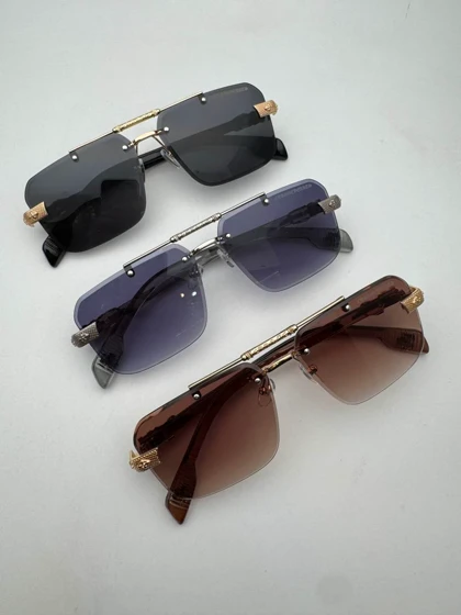 عینک فریم لس کروم هارتز کد 51 Chrome Hearts