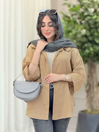 شومیز سر آستین دو دکمه