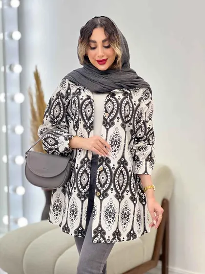 مانتو طرح سنتی پارمین