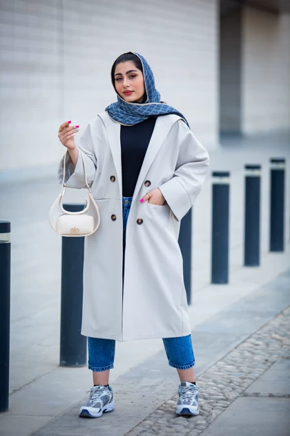 بارانی کلاهدار آستردار