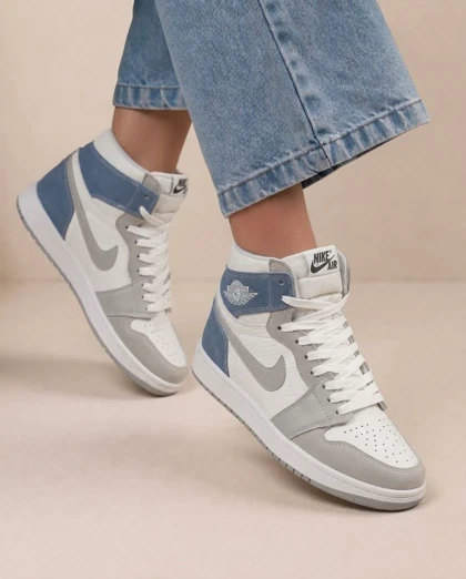 کتانی نایک جردن زنانه وان مدل مید پاریس Nike Air Jordan 1 mid