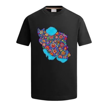 تیشرت طرح ایران کد 09