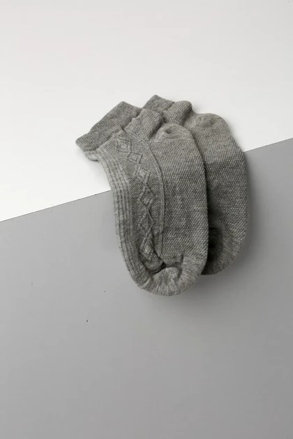 جوراب مچی طرح برجسته لوزی زنانه