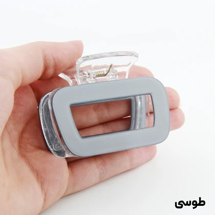کلیپس دخترانه طرح مربع خطی