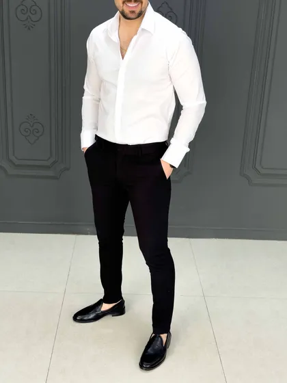 پیراهن 031403 FERAGAMO سفید