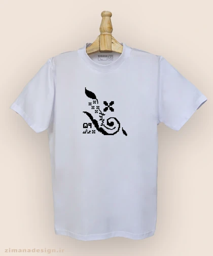 تیشرت مردانه و زنانه نوستالژی طرح دفتر مشق 40 برگ دهه شصتی