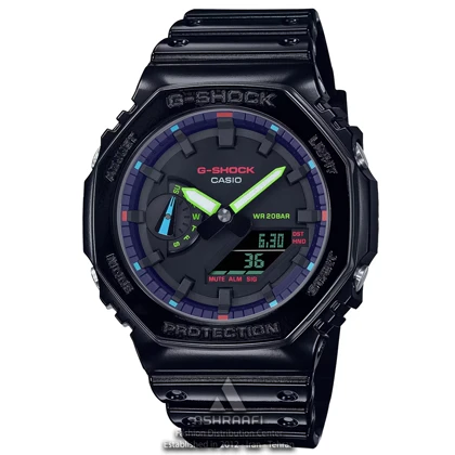 ساعت جیشاک اورجینال دست دوم Casio G-Shock GA-2100RGB-1ADR
