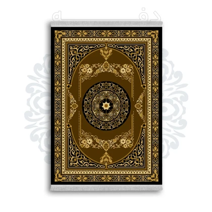 *جدید* فرشینه از جنس پارچه شانل مخمل ترک طرح فانتزی برند دفه کد 610