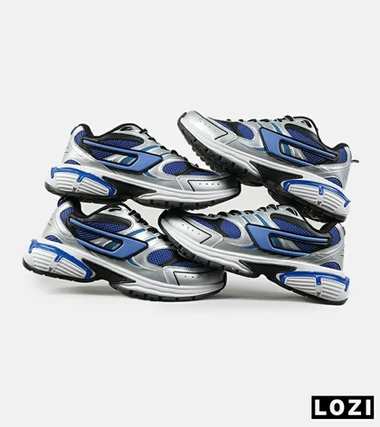 کفش کتانی مردانه نقره ای آبی DIESEL S-SERENDIPITY SPORT مدل 6605