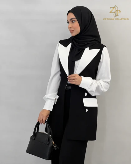 وست زنانه مجلسی کرپ رکسانا