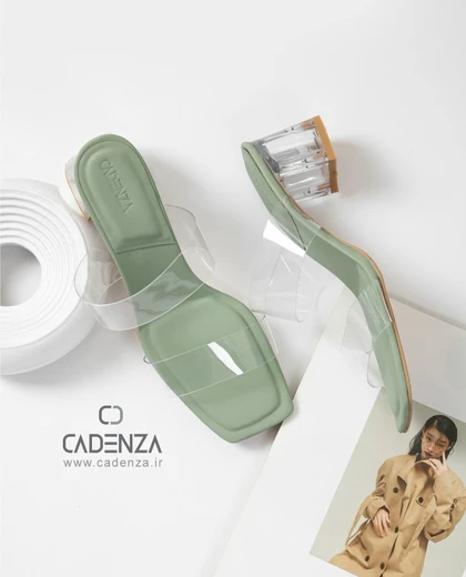صندل پاشنه شیشه‌ای