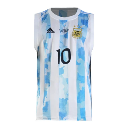 ست رکابی و شلوارک فوتبالی آرژانتین مدل Adidas-4D0603 سفید