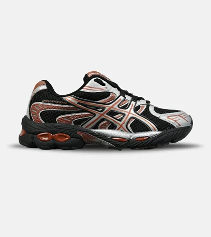کفش کتانی مردانه و زنانه مشکی نارنجی ASICS Gel-Phoenix مدل 8539