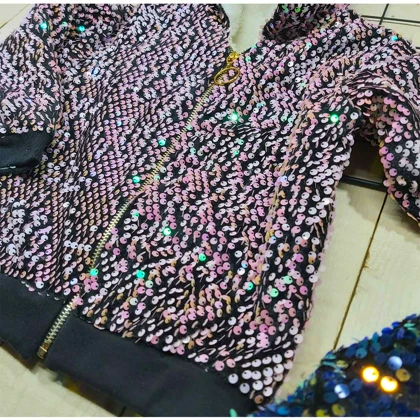 سویشرت دخترانه پولکی