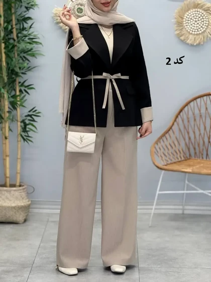 3453-کت و شلوار مزونی نیکو