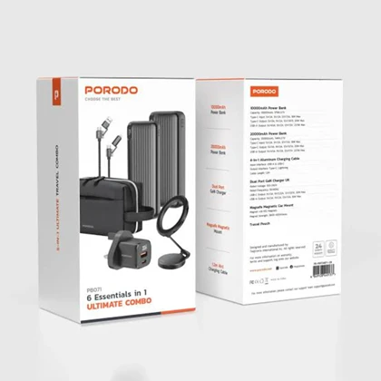 کیت مسافرتی پرودو مدل PORODO PDPBFCH071CB