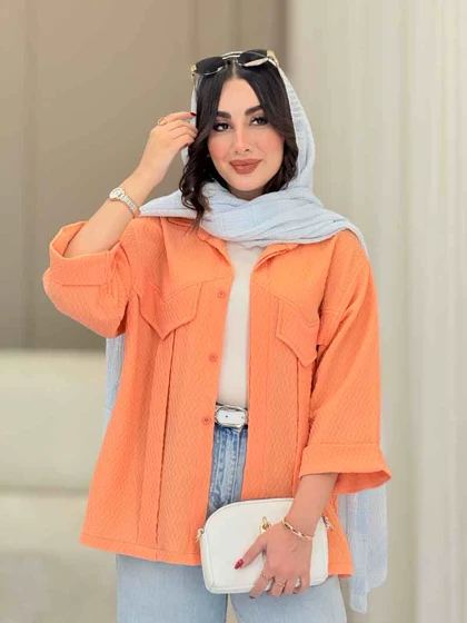مانتو جیب نما پیله دار کاتیا