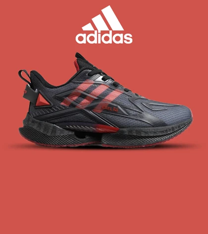 کفش کتانی مردانه و زنانه مشکی قرمز Adidas SUPERNOVA 3 مدل 6434