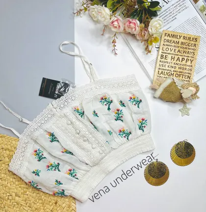 کراپ لینن خامه دوزی FOREVER 21