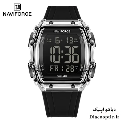 ساعت مچی مردانه دیجیتالی برند نیوی فورس مدل NF 6107 برند رابر