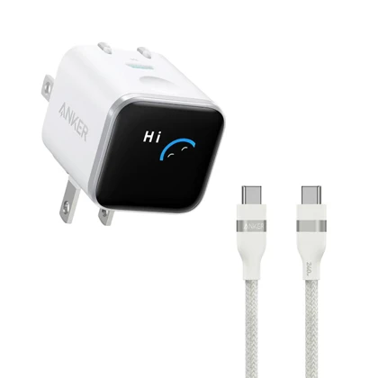 شارژر دیواری 45 وات انکر Anker مدل A121D با نمایشگر هوشمند