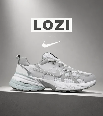 کفش کتانی مردانه و زنانه سفید طوسی Nike Cushlon V2K مدل 7795