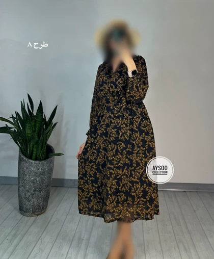 پیراهن حریر میدی41