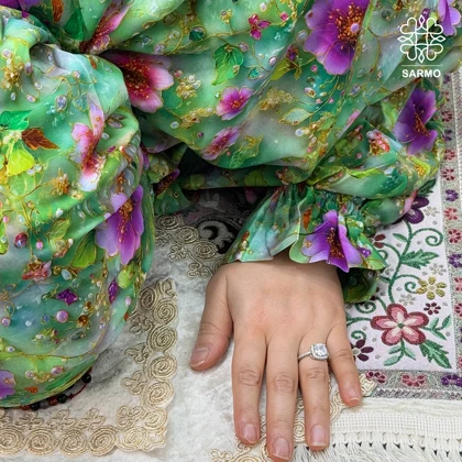 چادرنماز آستین‌دار باغ بهشت